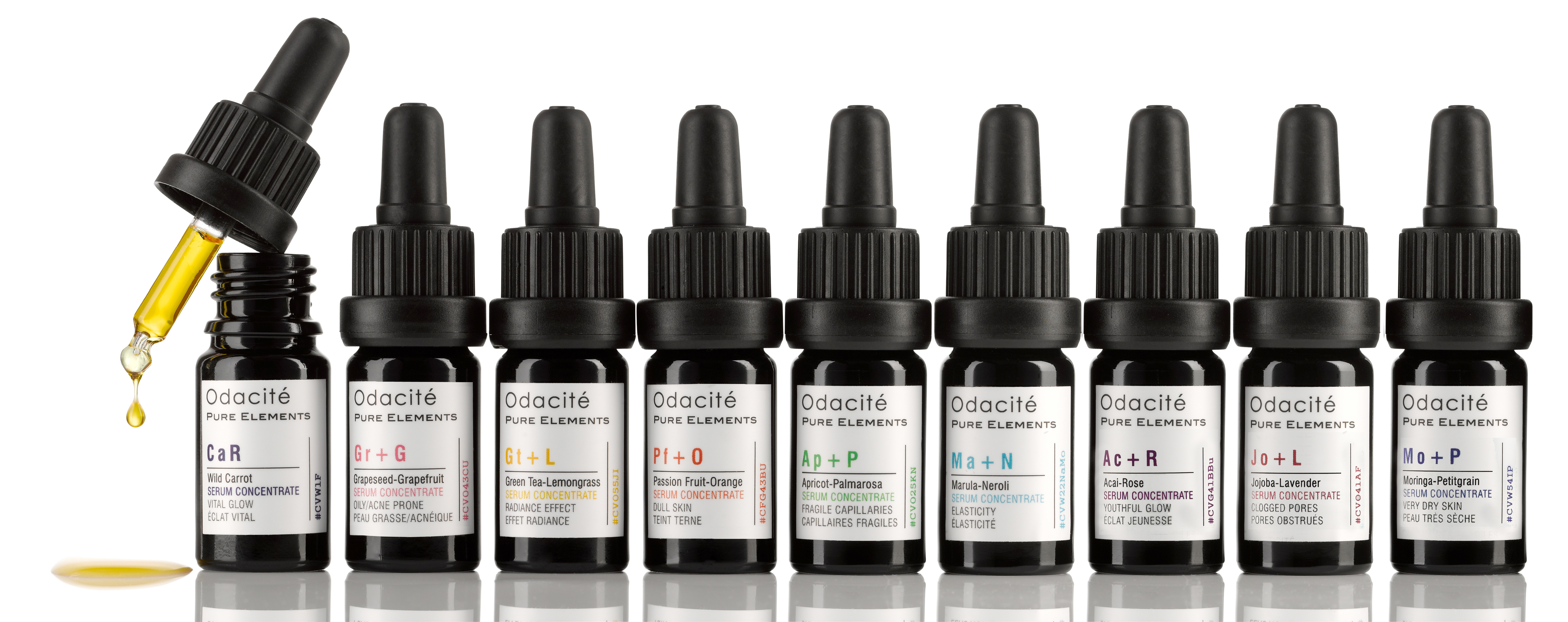 Odacite Pure Elements Family Pics 9 bottles copy