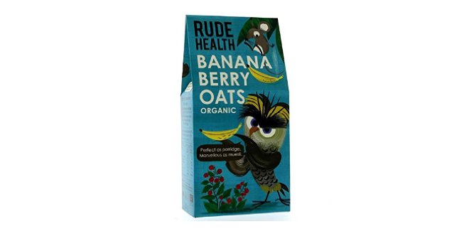 Rude Health Banana Berry Oats