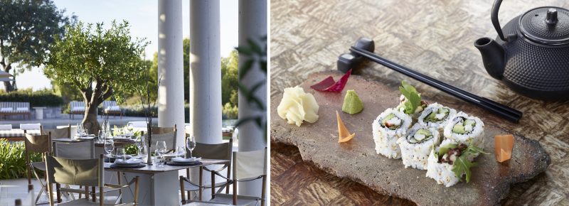 Amanzoe food