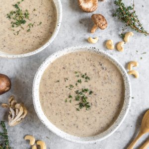 Healthy Cream Of Mushroom Soup