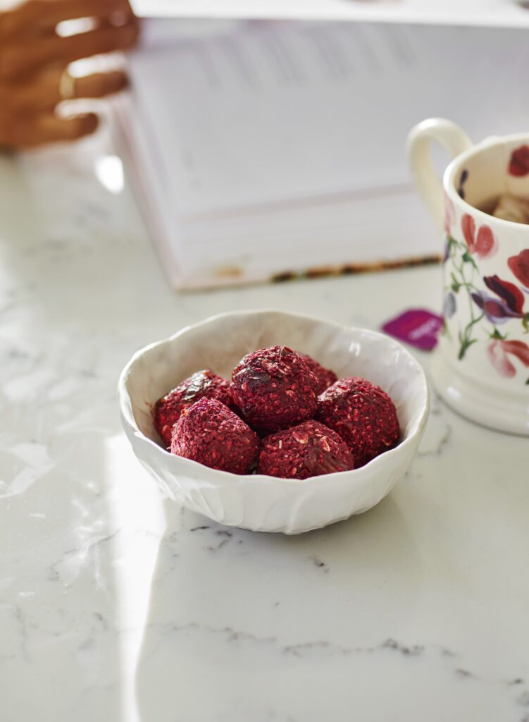 Raspberry and Beetroot Energy Balls