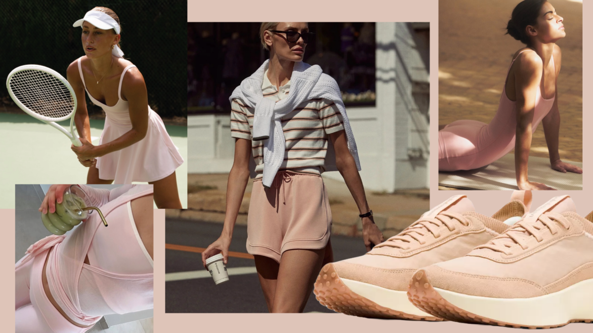 Life's Rosy: Chic Activewear Picks In Summer's Hottest Hue