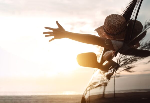 Hatchback,Car,Travel,Driving,Road,Trip,Of,Woman,Summer,Vacation